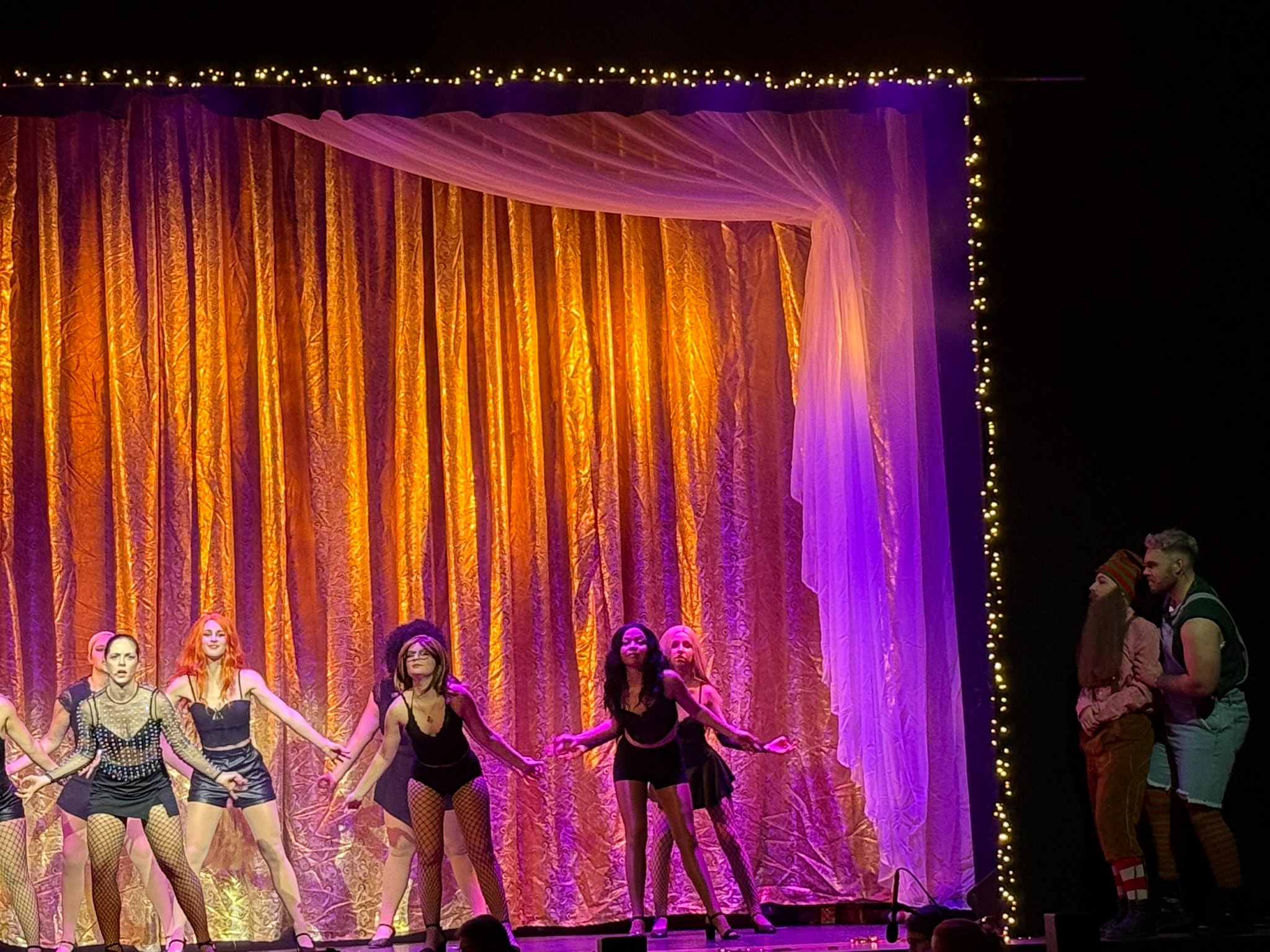 Bühnenszene der letzten Christmas Show
